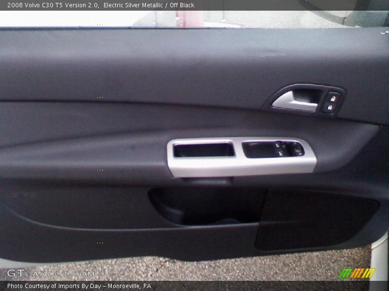Electric Silver Metallic / Off Black 2008 Volvo C30 T5 Version 2.0
