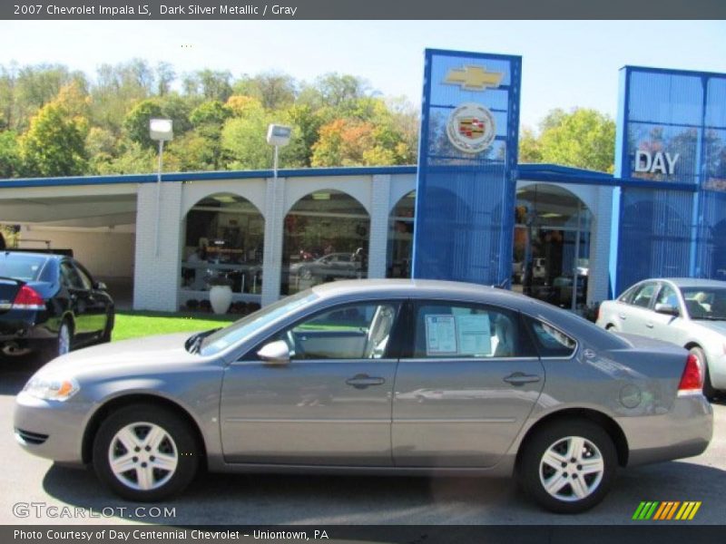 Dark Silver Metallic / Gray 2007 Chevrolet Impala LS