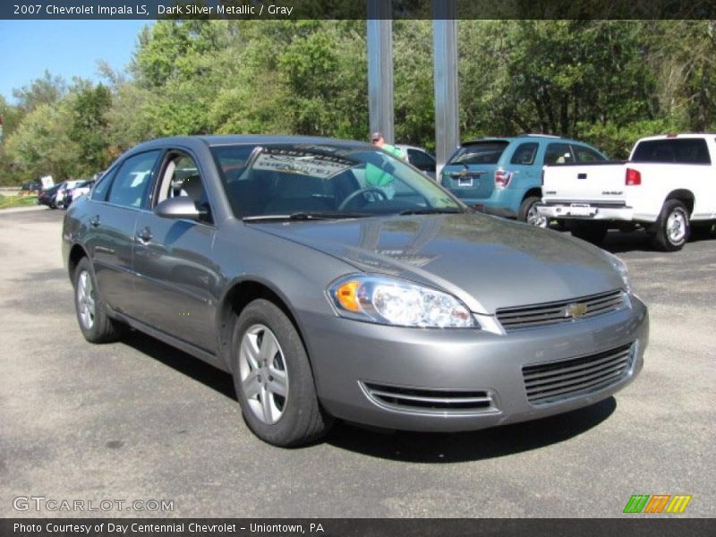 Dark Silver Metallic / Gray 2007 Chevrolet Impala LS