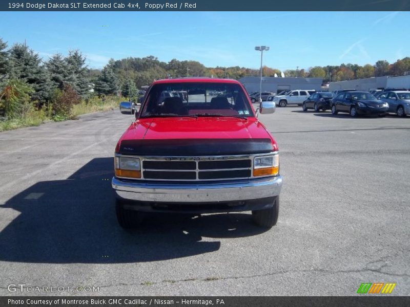 Poppy Red / Red 1994 Dodge Dakota SLT Extended Cab 4x4
