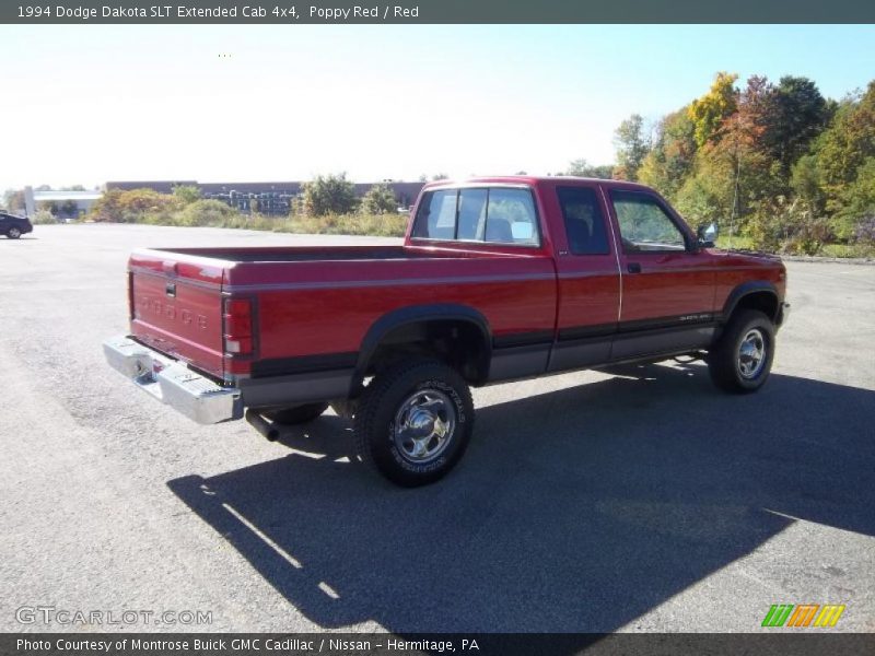 Poppy Red / Red 1994 Dodge Dakota SLT Extended Cab 4x4