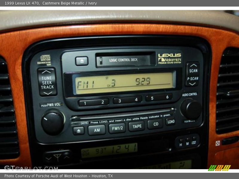 Cashmere Beige Metallic / Ivory 1999 Lexus LX 470