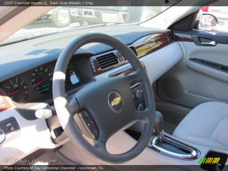 Dark Silver Metallic / Gray 2007 Chevrolet Impala LS