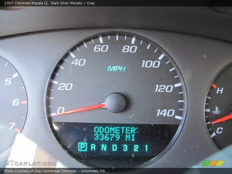 Dark Silver Metallic / Gray 2007 Chevrolet Impala LS