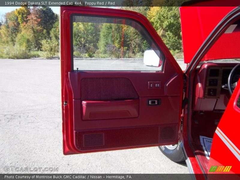 Poppy Red / Red 1994 Dodge Dakota SLT Extended Cab 4x4