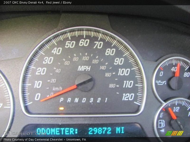 Red Jewel / Ebony 2007 GMC Envoy Denali 4x4