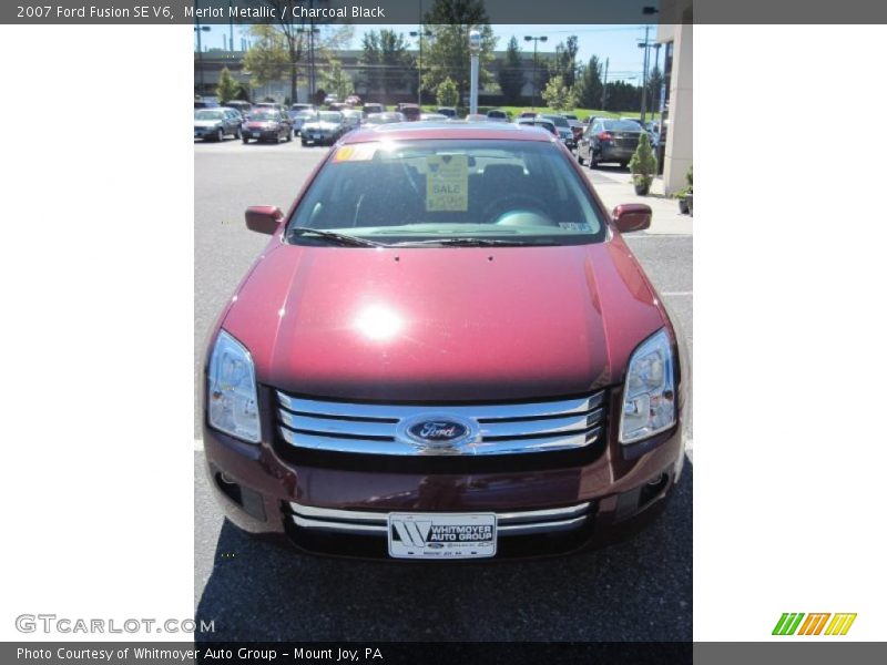 Merlot Metallic / Charcoal Black 2007 Ford Fusion SE V6