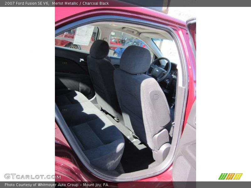 Merlot Metallic / Charcoal Black 2007 Ford Fusion SE V6