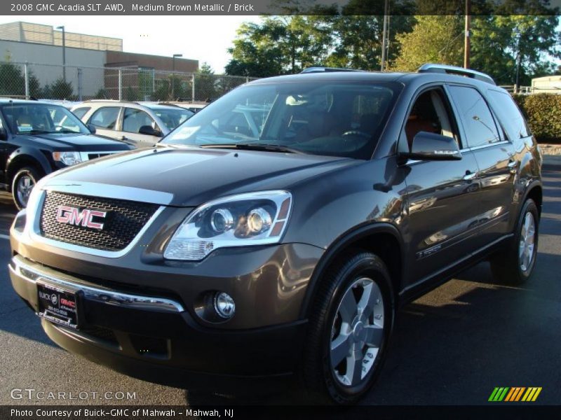 Medium Brown Metallic / Brick 2008 GMC Acadia SLT AWD