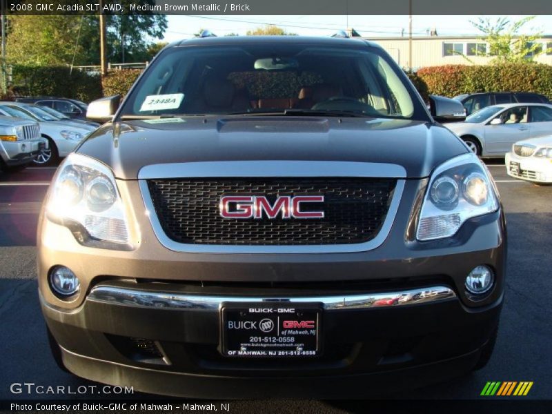 Medium Brown Metallic / Brick 2008 GMC Acadia SLT AWD