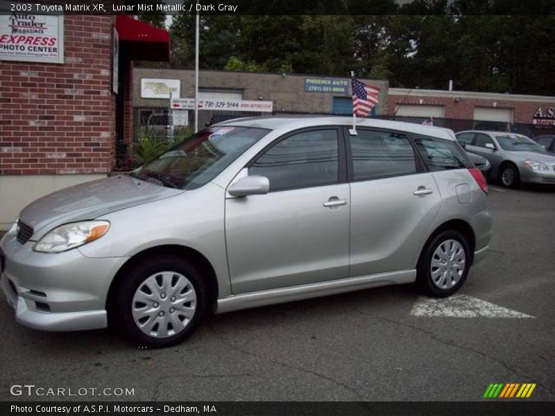 Lunar Mist Metallic / Dark Gray 2003 Toyota Matrix XR