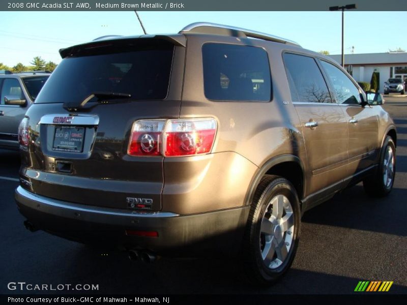 Medium Brown Metallic / Brick 2008 GMC Acadia SLT AWD