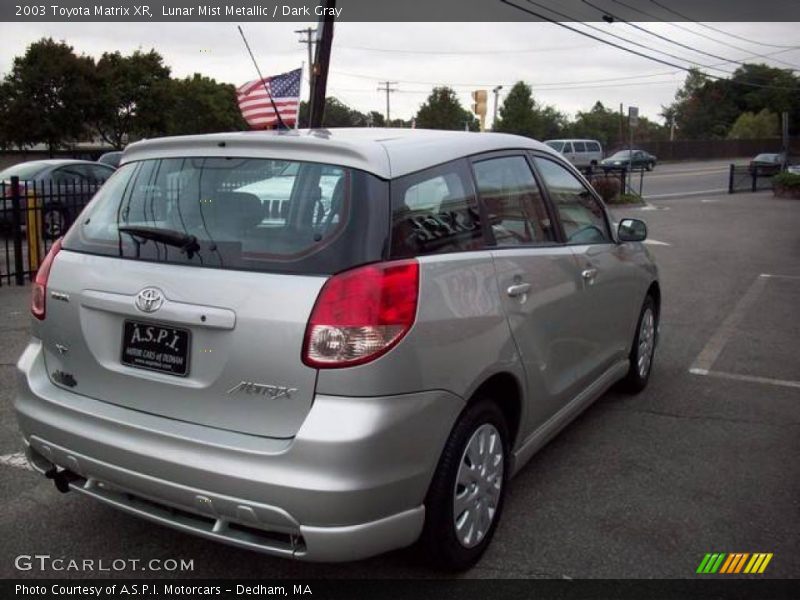 Lunar Mist Metallic / Dark Gray 2003 Toyota Matrix XR