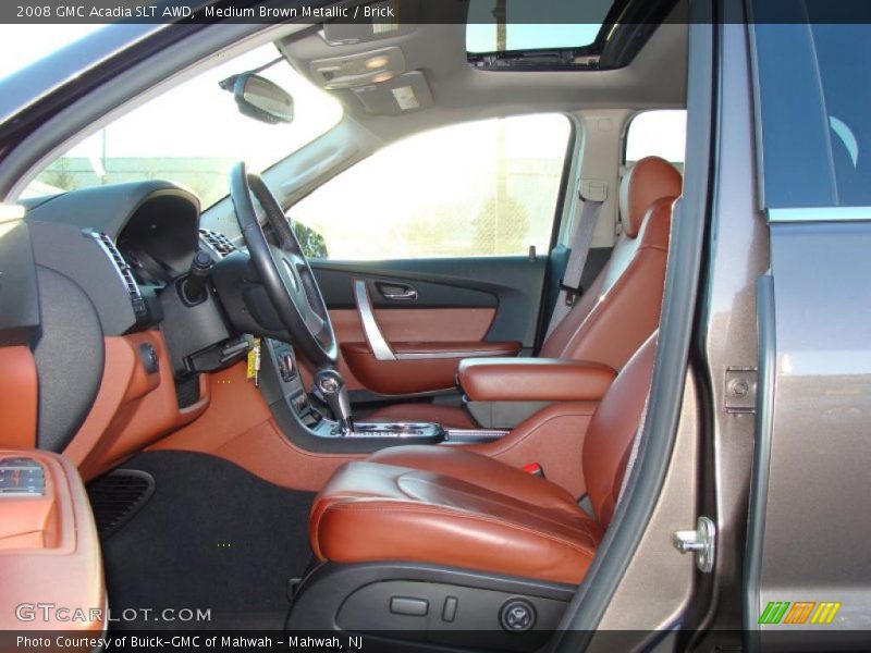 Medium Brown Metallic / Brick 2008 GMC Acadia SLT AWD