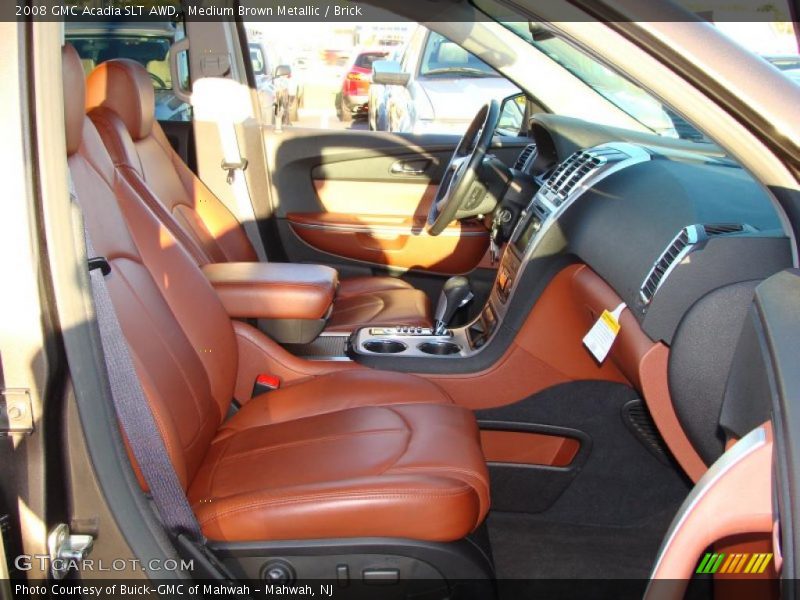 Medium Brown Metallic / Brick 2008 GMC Acadia SLT AWD