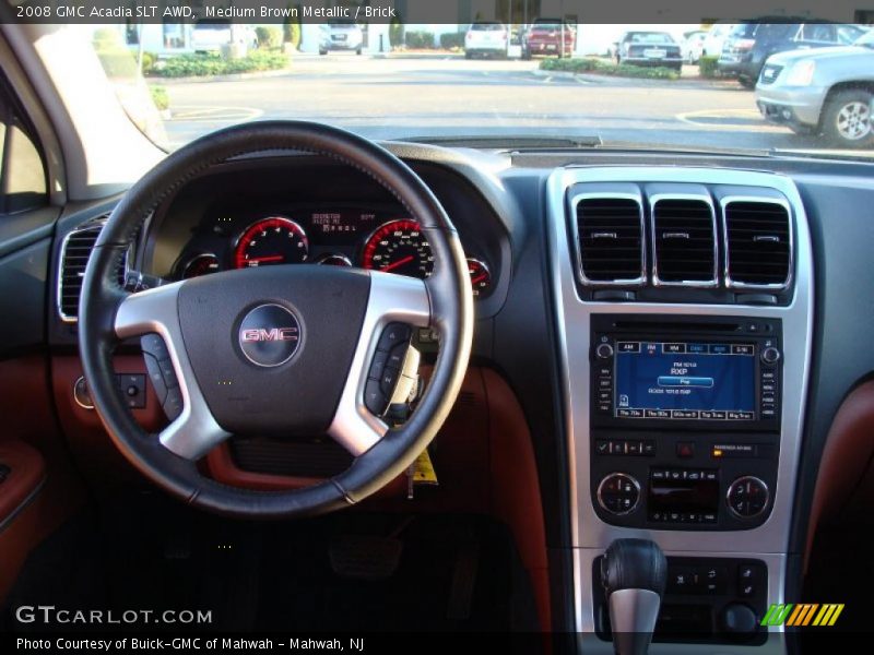 Medium Brown Metallic / Brick 2008 GMC Acadia SLT AWD