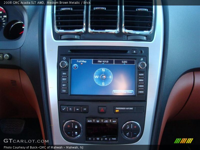 Medium Brown Metallic / Brick 2008 GMC Acadia SLT AWD
