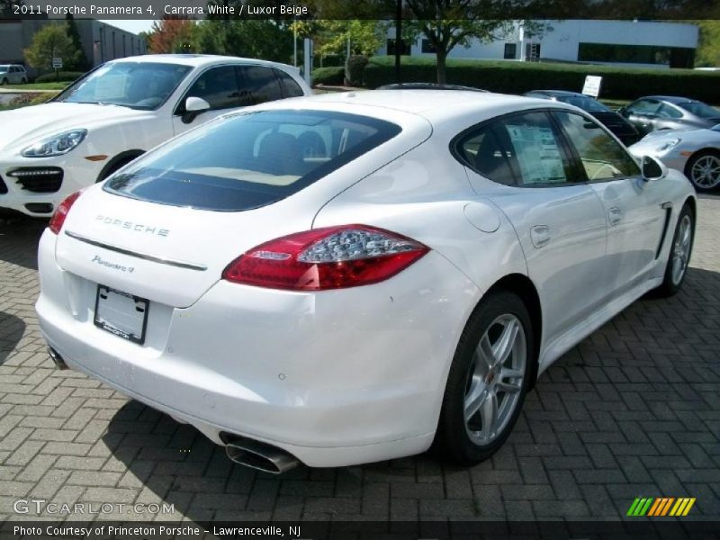 Carrara White / Luxor Beige 2011 Porsche Panamera 4