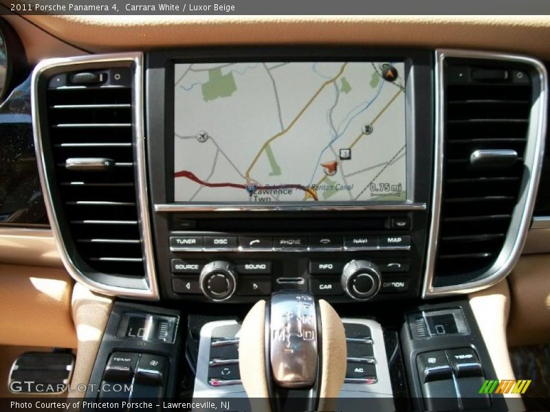 Carrara White / Luxor Beige 2011 Porsche Panamera 4