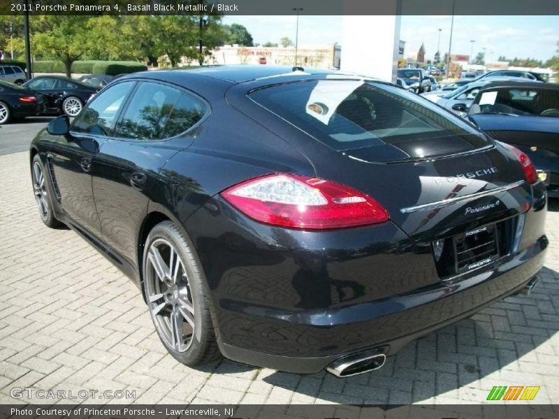 Basalt Black Metallic / Black 2011 Porsche Panamera 4