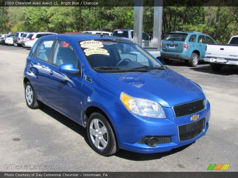 Bright Blue / Charcoal 2009 Chevrolet Aveo Aveo5 LS