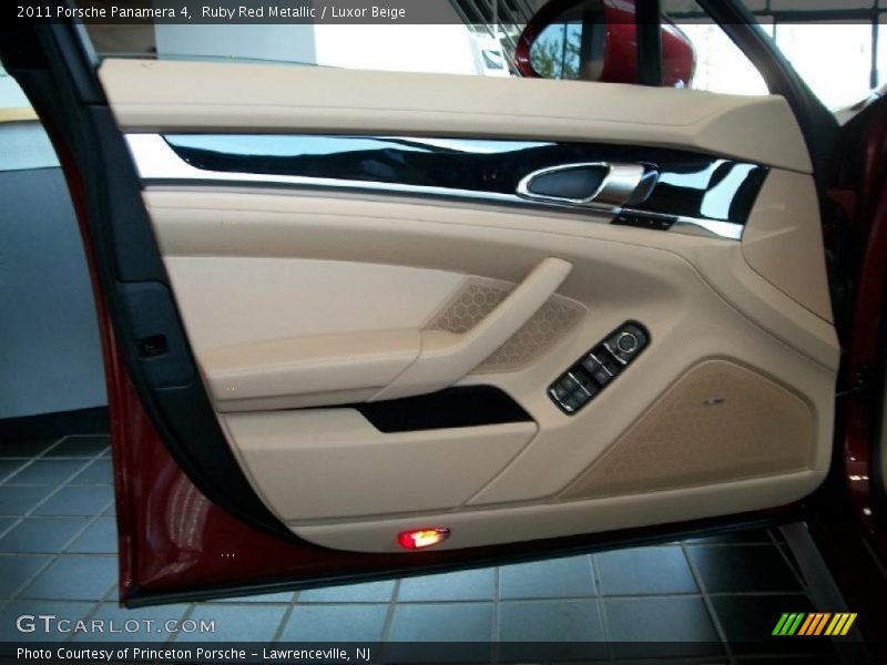 Ruby Red Metallic / Luxor Beige 2011 Porsche Panamera 4
