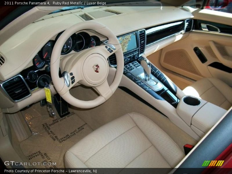 2011 Panamera 4 Luxor Beige Interior