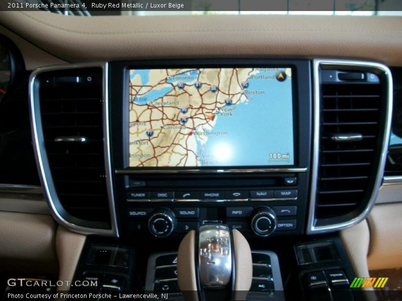 Ruby Red Metallic / Luxor Beige 2011 Porsche Panamera 4