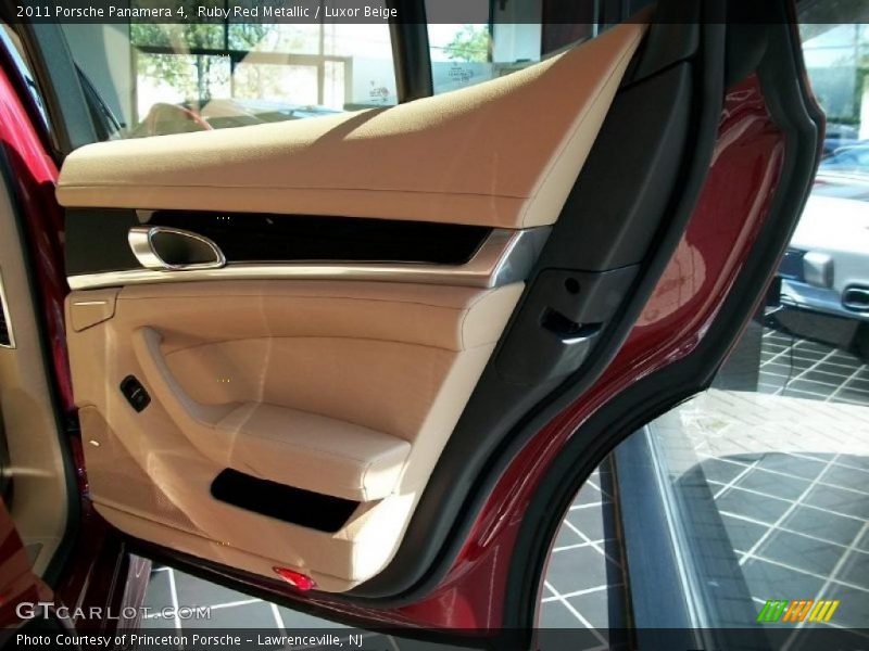 Ruby Red Metallic / Luxor Beige 2011 Porsche Panamera 4