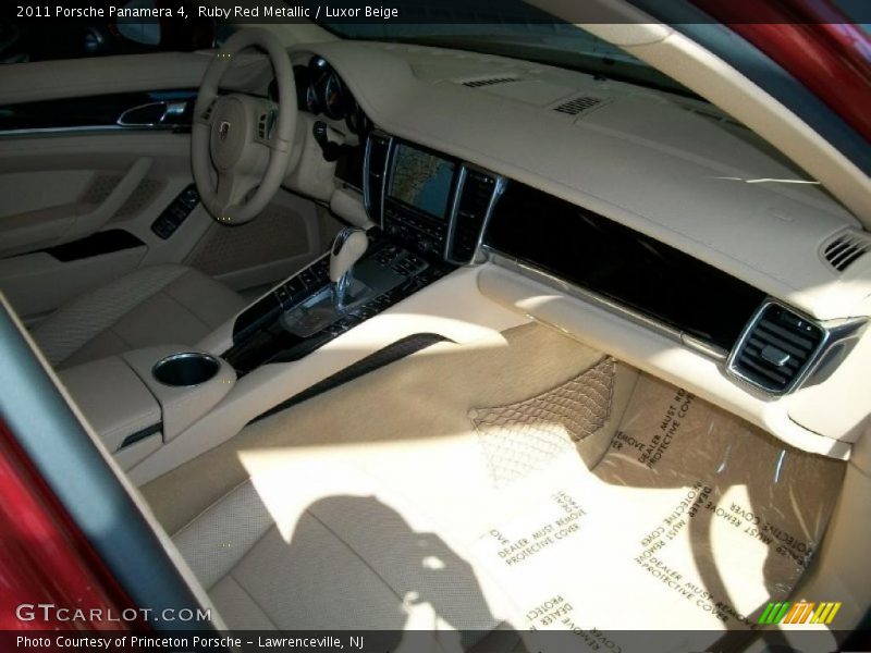 Ruby Red Metallic / Luxor Beige 2011 Porsche Panamera 4