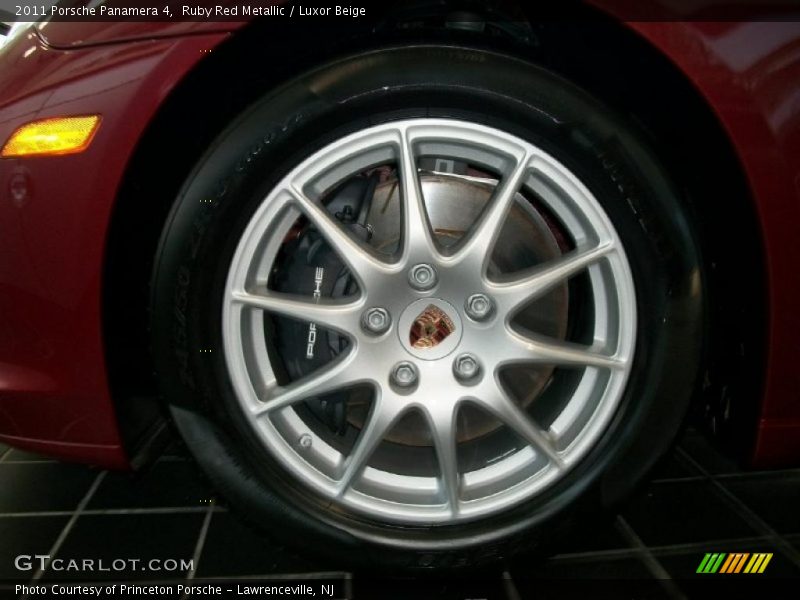 Ruby Red Metallic / Luxor Beige 2011 Porsche Panamera 4