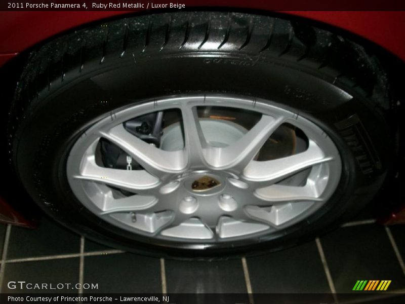 Ruby Red Metallic / Luxor Beige 2011 Porsche Panamera 4