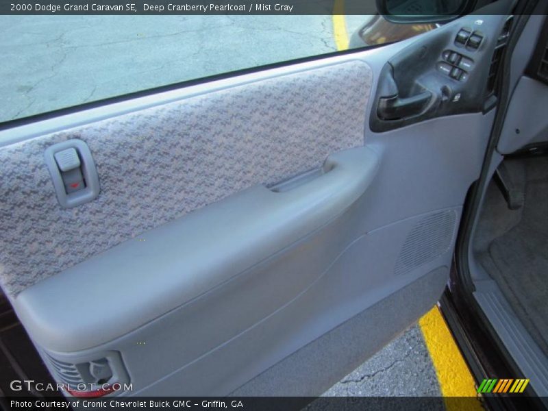 Deep Cranberry Pearlcoat / Mist Gray 2000 Dodge Grand Caravan SE