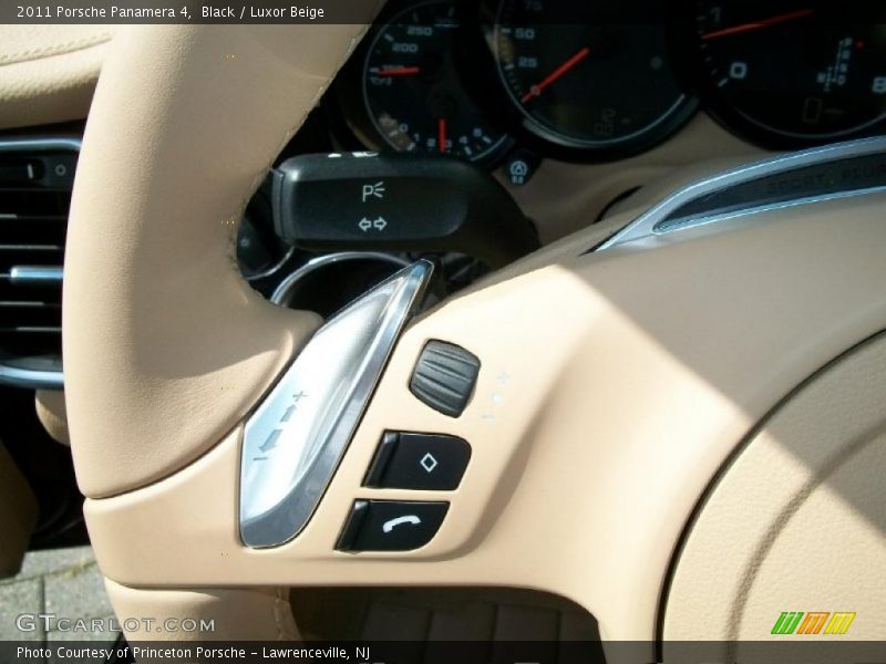 Black / Luxor Beige 2011 Porsche Panamera 4