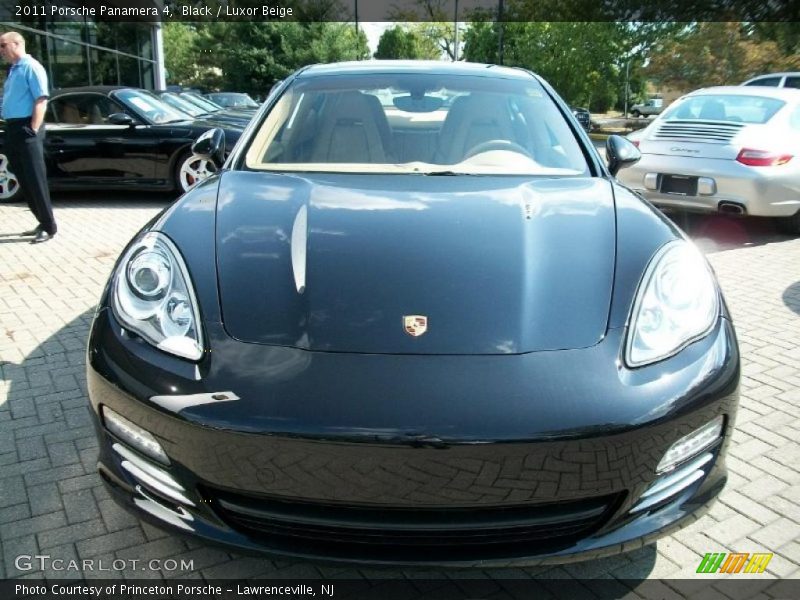 Black / Luxor Beige 2011 Porsche Panamera 4
