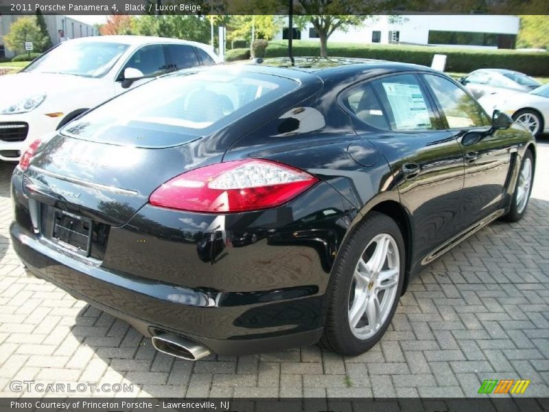 Black / Luxor Beige 2011 Porsche Panamera 4