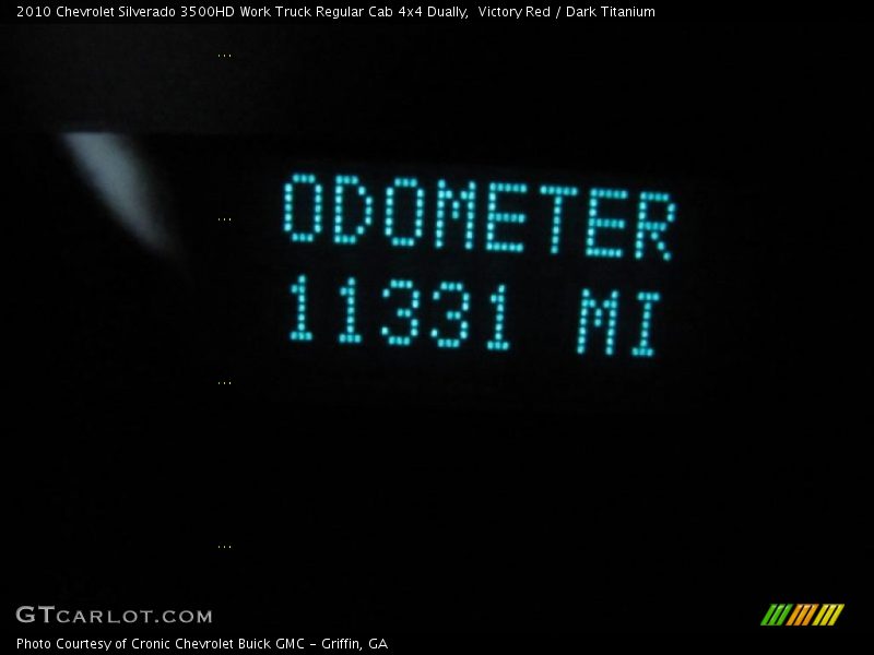 Victory Red / Dark Titanium 2010 Chevrolet Silverado 3500HD Work Truck Regular Cab 4x4 Dually