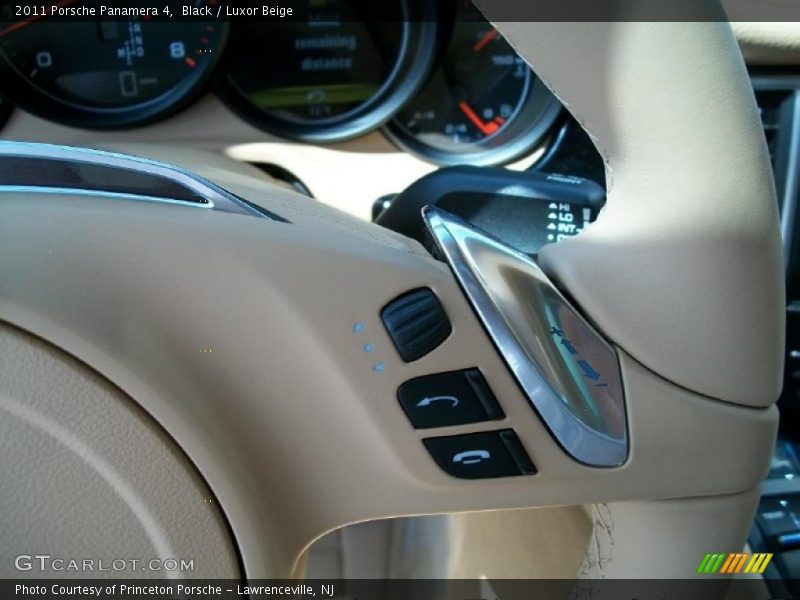 Black / Luxor Beige 2011 Porsche Panamera 4