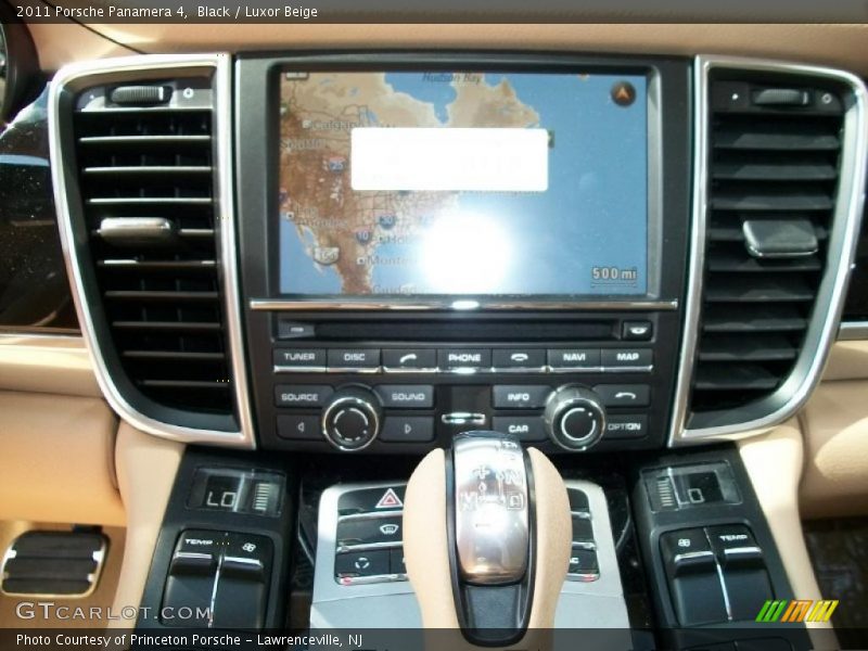 Black / Luxor Beige 2011 Porsche Panamera 4