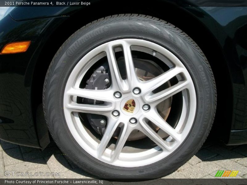 Black / Luxor Beige 2011 Porsche Panamera 4