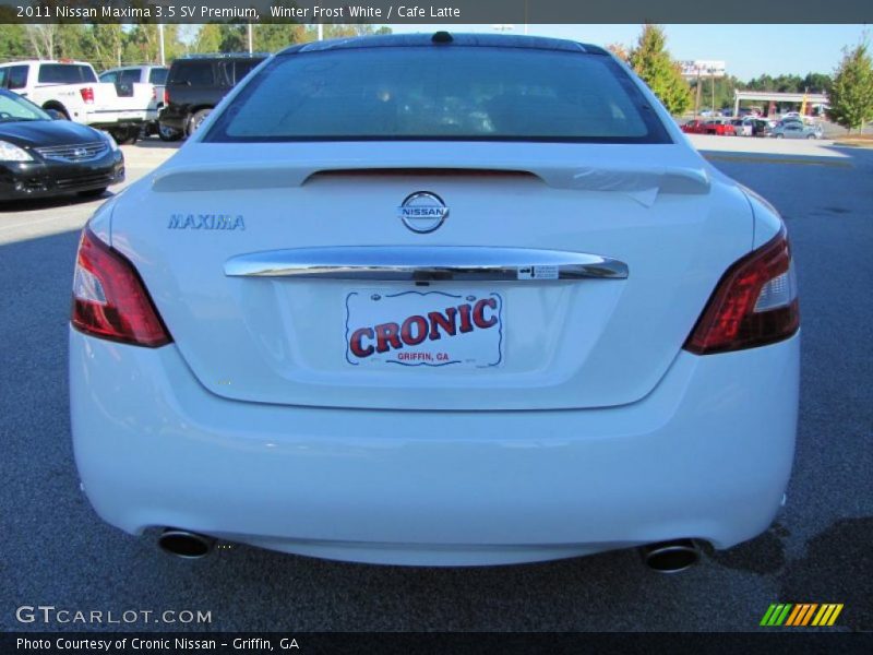 Winter Frost White / Cafe Latte 2011 Nissan Maxima 3.5 SV Premium
