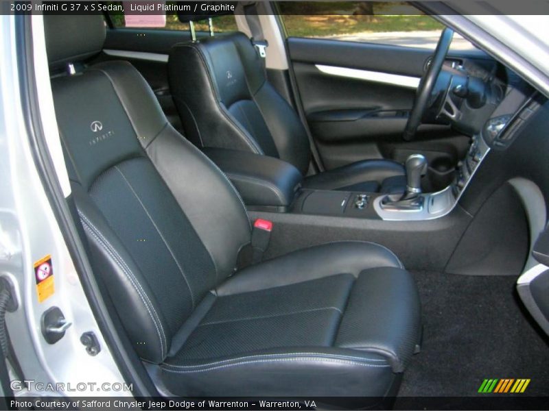  2009 G 37 x S Sedan Graphite Interior