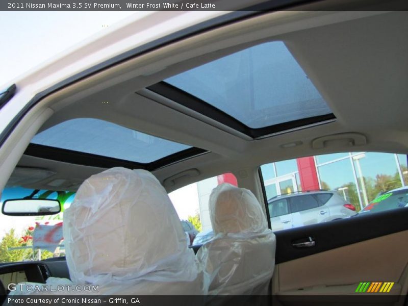 Winter Frost White / Cafe Latte 2011 Nissan Maxima 3.5 SV Premium