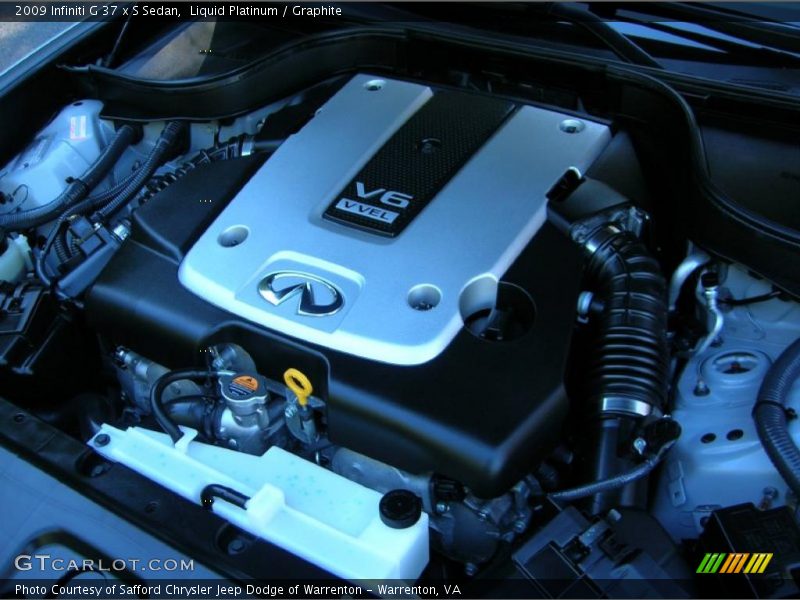  2009 G 37 x S Sedan Engine - 3.7 Liter DOHC 24-Valve VVEL V6