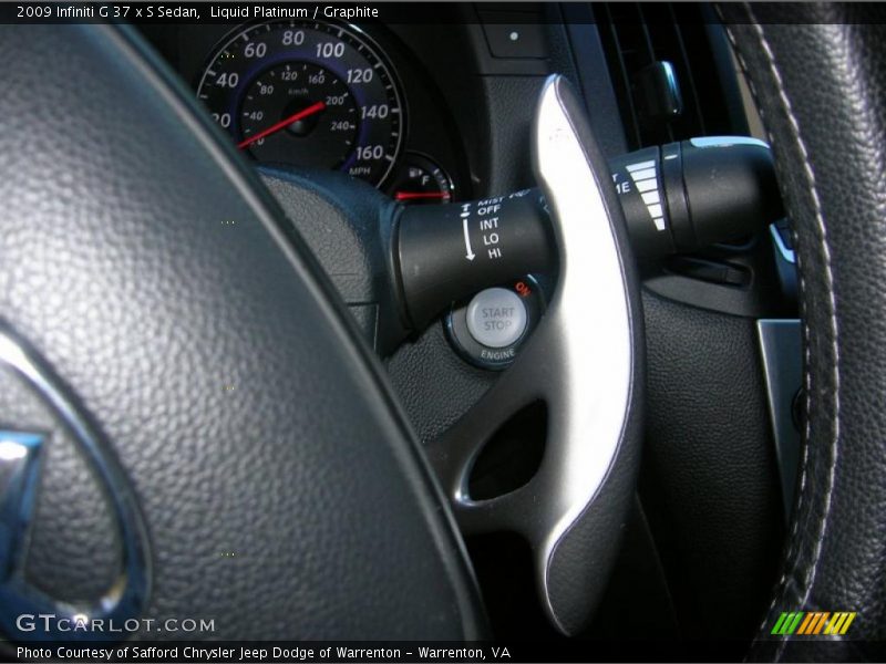  2009 G 37 x S Sedan 7 Speed ASC Automatic Shifter