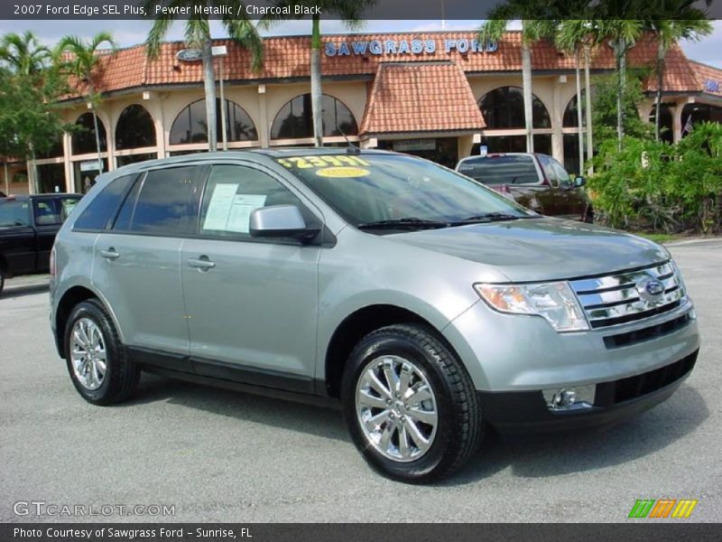 Pewter Metallic / Charcoal Black 2007 Ford Edge SEL Plus