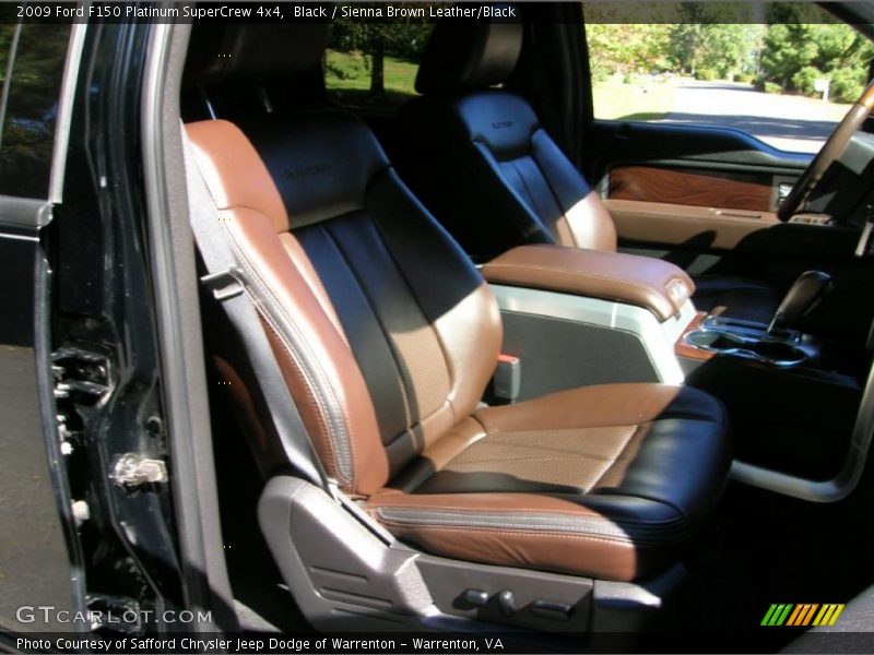 Black / Sienna Brown Leather/Black 2009 Ford F150 Platinum SuperCrew 4x4