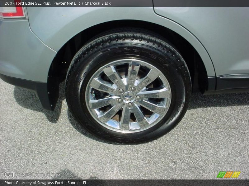Pewter Metallic / Charcoal Black 2007 Ford Edge SEL Plus