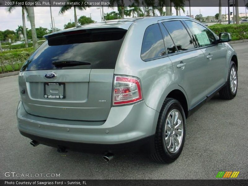 Pewter Metallic / Charcoal Black 2007 Ford Edge SEL Plus