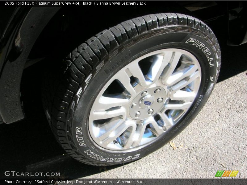 Black / Sienna Brown Leather/Black 2009 Ford F150 Platinum SuperCrew 4x4